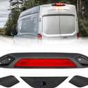 Third 3rd Brake Light Assembly for 2018-2019 Ford Transit 150 250 350HD, Sequential LED High Mount Stop Light Rear Center Cab Tail Lamp Replacement for Transit 18 19