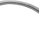 HFS(R) KF-25 Vacuum Bellows Hose Stainless Steel 304 Fit for ISO-KF Flange Size NW-25 with 2 Sets of Aluminum Clamp/Centering Ring/FKM O-Ring (1000mm / 40inch)