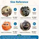 BARKLESS Short Snout Dog Muzzle, Soft Silicone Flat Faced Muzzle for French Bulldog Shih Tzu and Pug for Biting Chewing Licking and Grooming, Allows Panting, S