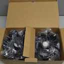 Super Bright 15000LM LED Motion Sensor Light - 2 Pack with 6 Deformable 120 Panels, Ideal for Garage, Workshop, Basement (150W-2Pack, 6 Panels Motion Sensor)