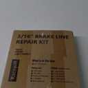 25 ft 3/16 Copper Coated Brake Line Kit (Includes 16 Fittings and 4 Unions Brake Line Fittings) + Double & Single Flaring Tool Kit