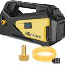 Battery Operated Transfer Pump Compatible with DeWalt 20V, 2Ah-9Ah Battery, Cordless Water Pump, Self-Priming RV Water Pumps, Boat Bilge Pump, Pressure Diaphragm Pump 300GPH(Not include Battery) (Yellow)