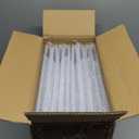 8 Pack Shoe Boxes Clear Plastic Stackable, Large Shoe Storage Organizer with Lids,Drop Side Shoe Containers for Entryway,Sneaker Storage Fit up to US Size 13 (13x 10.6x 8.3)