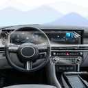 6pcs 2025 Hyundai Tucson Screen Protector One Single Piece for Hyundai Tucson 2025 Accessories 2025 Tucson N Line/Limited & Santa Cruz XRT/Limited Dual 12.3Inch 2024 Tucson Nano Screen Protector