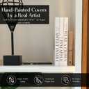 Decorative Books for Home Decor | Set of 3 Fake/Faux Books for Decoration Coffee Table and Shelves | Decorative Book with Real Blank Pages | Neutral Hardcover Aesthetic Book Set for Modern Dcor