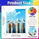 xcemhil Paint by Numbers Kit for Adults, Paint by Numbers Birds, Seagull Paint by Number Kits on Canvas for Home Decor Gift Art Work 16x20in