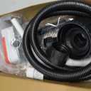 Fuel Transfer Pump (3.2GPM) with Hand Nozzle for Quick Stop Flow Control, 51" Hose Automatic Gas Pump with 4 Gas Can Fittings, USB and Battery Powered Portable Siphon Pump for Oil, Gasoline, Diesel
