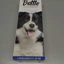 27 OZ Dog Water Bottle Portable Stainless Steel Convenient Pet Water Dispenser, Leak Proof Puppy Travel Water Bowl for Dog Outdoor Walking, Hiking, Perfect Size For All Dog Breeds, Whole Black (1-Pack)