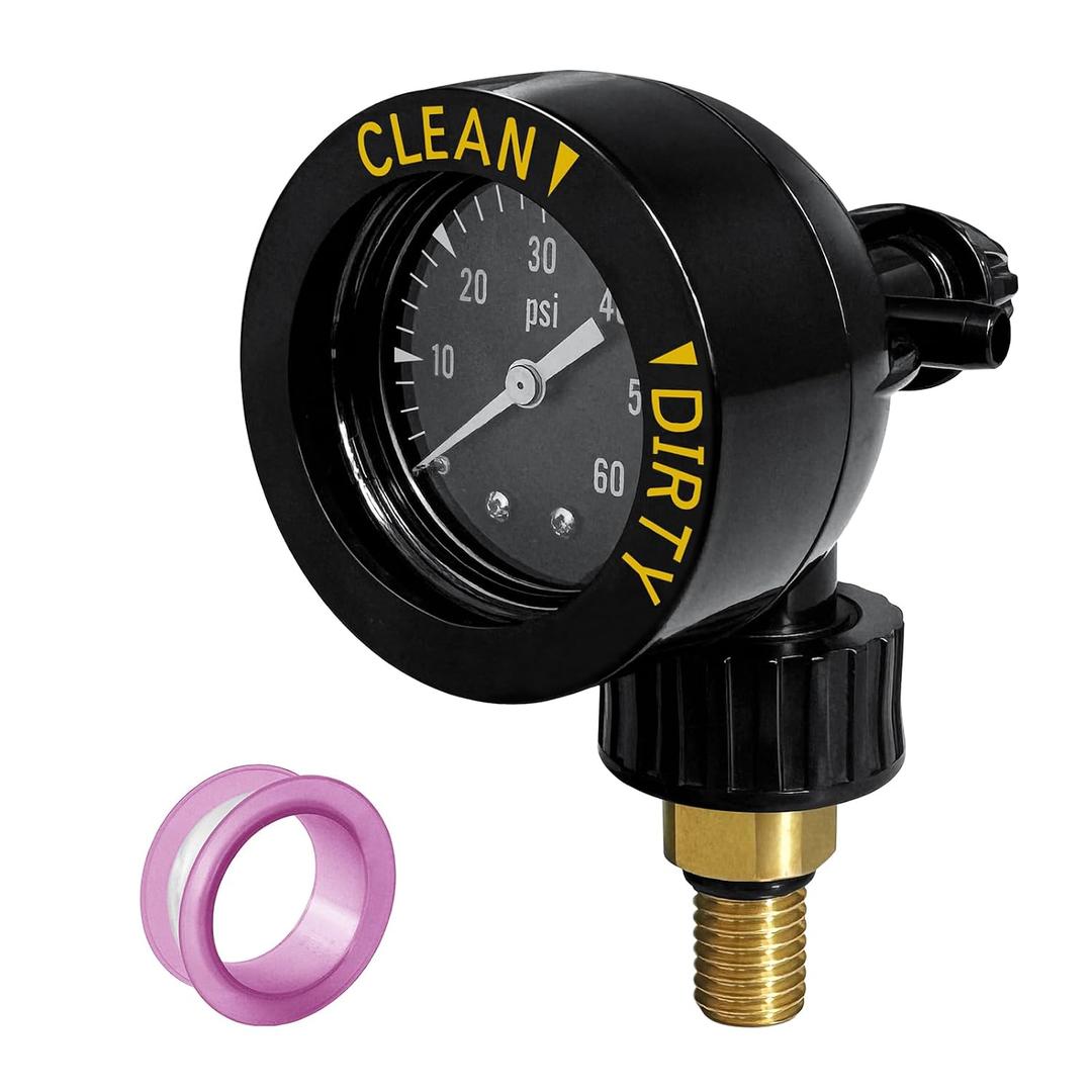 R0357200 Air Gauge Release Valve Assembly Replacement for Zodiac Jandy Pool and Spa Filters Compatible with CV & CL, DEV & DEL, JS Series，1/4" mpt, 0-60psi
