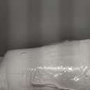 FLYMME Ivory King Comforter Set,Boho Soft Warm Tufted Neutral Bed in a Bag,Lightweight Fluffy All Seasons Bedding with Botanical Palm Leaf Pattern,3 Pieces (Comforter&2 Shams)