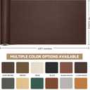 Leather Repair Tape,16 x 237 Inches Self Adhesive Leather Repair PatchLeather Repair Kit for FurnitureCouches,Car Seats,Cabinets,Handbags(Dark Brown-Litchi Grain)