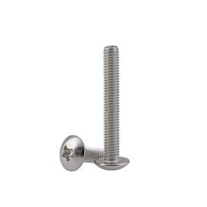 40-Pack Metric M4 x 30mm Machine Screws for Cabinet Drawer Knob Pull Handle, 304 Stainless Steel, Truss Head Bolts, Phillips Drive