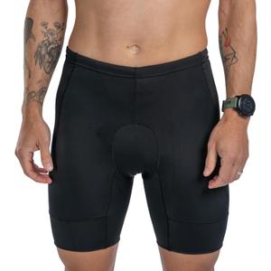 Zoot Mens Core 7-Inch Tri Shorts, Quick Dry Performance Triathlon Shorts with Cycling Chamois Pad, Pockets & UPF 50+ Fabric (Small, Army Green)