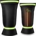 Outdoor Faucet Cover for RV Park Water Spigot, 35"H x 15"W Insulated Outside Faucet Cover Freeze Protection for Winter & Summer, Reusable Long Faucet Sock Fit for Yard Hydrant Hose Bib,Black