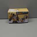 MIEBELY Toddler Robot Construction Vehicles Set  5Pcs Transforming Robots for Kids - Magnetic Toys with Sturdy Connectors  Easy DIY Assembly Function  5-in-1 Educational STEM Toys