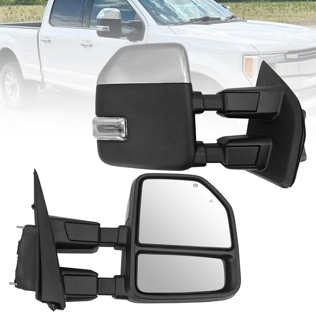 Right Power Fold Mirror Fit for Ford F250 F350 F450 F550 2017-2022