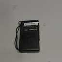 PowerBear Portable Radio | AM/FM, 2AA Battery Operated with Long Range Reception for Indoor, Outdoor & Emergency Use | Radio with Speaker & Headphone Jack (Black)