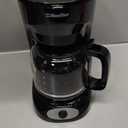 Mueller 12-Cup Drip Coffee Maker - Borosilicate Carafe, Auto-Off, Reusable Filter, Anti-Drip, Keep-Warm Function, Clear Water Level Window Coffee Machine, Kitchen Essentials & Accessories (Black)