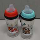 NUK Active Sippy Cup, 10 oz, 2 Pack, Disney's Cars, Lightning McQueen, BPA-Free, Spill-Proof, Transition Cup