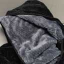 PetAmi Waterproof Dog Blanket, Leakproof XL Pet Blanket for Large Dogs, Furniture Sofa Couch Cover Protector, Fleece Cat Throw Bed Crate Kennel, Reversible Washable Soft Plush, Twin 60x80 Black Gray