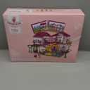 Pink Summer Pool Villa Building Block Set Friends Construction Educational Toy 1018 Pieces Gifts for Girls Teens Kids Adults Ages 6+