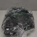 Flickering Flame String Lights Outdoor - C9 Pathway Flicker Fire Light Strand Plug in - Blood Twinkle Flames Light Bulbs for Fireplace Walkway - Halloween Decorations Twinkling Orange Bulb Lights (Clear-red)