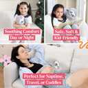 Lilly's Love Heatable & Coolable Lavender Scented Weighted Stuffed Animal - Microwavable Heatable Pad for Kids & Adults - Machine Washable Plushie - Calming Stuffed Animal for Anxiety