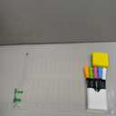 Acrylic Dry Erase Board to Do List Board for Fridge 12"X8" Clear Note Board Magnet Whiteboardwith 5 Markers Note Board Magnet Whiteboard