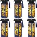 NOVWANG 6-Pack Class of 2026 Tables Centerpieces, Light Up Graduation Lantern Box Mini Grad Caps Blue Party Table Decorations for College Congrats Photo Prop Grad Party Favor, Blue