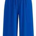 PRETTYGARDEN One Piece Jumpsuits for Women Dressy Casual Sleeveless Crewneck Wide Leg Rompers Jumpers Vacation Summer Outfits, M