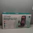 Snailax Shiatsu Neck Back Massager with Heat, Full Body Massage Chair Pad with Adjustable Height, Deep Kneading & Rolling Massage Seat Cushion for Back Pain, APP Control Seat Chair Massager, Gifts