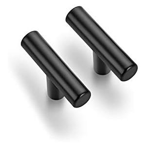 Ravinte 10 Pack 2 inch Cabinet Pulls Matte Black Stainless Steel Kitchen Drawer Pulls Cupboard Handles Cabinet Handles