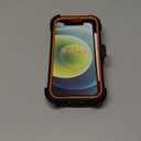 for Defender Phone Case iPhone 13 Case with Belt Clip, for Shockproof iPhone 13 Case Heavy Duty Rugged, 2 Layers of Sturdy for iPhone13 Cases, Military-Grade Cover for iPhone13Case Black & Orange