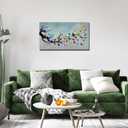 sechars Vintage Wall Art Canvas Colorful Butterfly Paintings Art Prints Butterflies Artwork Framed for Home Bedroom Dining Room Wall Decoration Ready to Hang 20x36