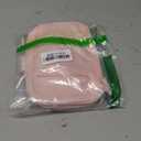 Mini Sling Bag Crossbody Fanny Pack Men & Women - Switchable Strap, RFID Blocking, Water-Repellent, Hidden Pocket (Pink)