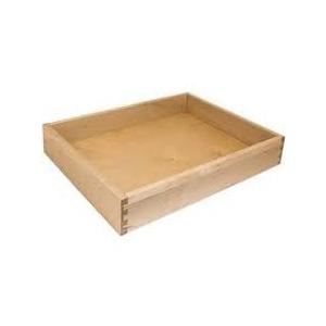 Solid Wood Pull-Out Drawer Box – 21" x 28" Deep Cabinet Organizer in Multiple Widths Out Tray with Brackets