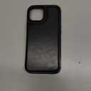 ONETOP Compatible with iPhone 15 Wallet Case with Card Holder, PU Leather Kickstand Card Slots Case, Double Magnetic Clasp and Durable Shockproof Cover 6.1 Inch (Black)