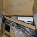 HUANUO 32 inches Dual Monitor Stand up to 17.6lbs per Arm, High-Grade Aluminum Free Standing Dual Monitors Mount for 2 Screens. Fully Adjustable Dual Monitor Stand for Desk with Tilt, Swivel, Rotation (Black)