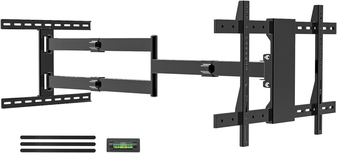 Long Arm TV Wall Mount for 37-75 Inch TV, 47 Extra Long Articulating Arm Full Motion TV Mount, Corner TV Bracket Swivel and Tilt Fits, Max VESA 600x400mm, 99 lbs. Loading, 16,18, Studs