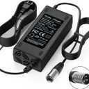 24V 5A 3-Pin Male XLR Charger for Lakematic, Pride Mobility, Jazzy Power Chair, Shoprider, Drive Medical, Golden Technologies, Rascal 200T/500T/301 PC 24BC5000TF-1, Only for Lead Acid