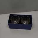 SIYOUKI Crystal Whiskey Glasses Set 11 oz, Old Fashioned Rocks Barware Lowball Glass for Bourbon, Scotch Whisky, Cocktails, Cognac, Liquor Drinking, Men Gift (2 Pack)