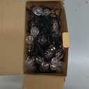 2-Pack 64FT 100 LED Crystal Globe Solar Christmas String Lights Outdoor, Waterproof Solar Lights for Outside, 8 Lighting Modes Christmas Decorations for Garden Yard Porch Wedding Patio(Warm White)