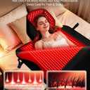 Largest 2980 LEDs Full Body Red Light Therapy Mat, 80.6"x35.7"