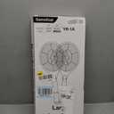 Electric Fly Swatter Handheld Bug Zapper - Indoor Outdoor 20in Zapping Racket for Pest Mosquito & Flies - Battery Powered Safe to Touch with 3-Layer Safety Mesh, Large Size, Pack of 2
