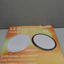 20 Inch LED Flush Mount Ceiling Light, 40W, 4350LM, 3000K/4000K/6000K CCT Selectable Super Slim Round Flat Panel Light for Living Room, Bedroom, Kitchen, 20"-1PK