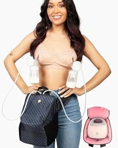 Pump-A-Porter Portable Breast Pump Bag | Belt Bag | Turns Electric Pump into Hands-Free Wearable Breast Pump | Fits Spectra S1, S2, Synergy Gold, Motif Luna, Ameda Pearl, Unimom Opera