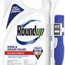 Roundup Weed & Grass Killer with Comfort Wand, Use in and Around Flower Beds, Trees, and Driveways, 1 gal.