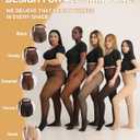 MERYLURE High Waist Fleece Lined Tights Women Skin Tone, Fake Translucent Winter Warm Pantyhose Thick Thermal Leggings (Black, S)