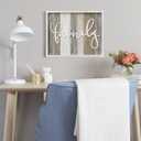 Stratton Home Decor Rustic Family Wood Wall Decor | Handcrafted Family Wall Decor for Living Rooms or Any Room | Easy to Hang Family Sign Wall Decor with Distressed White Finish | 20x1x16
