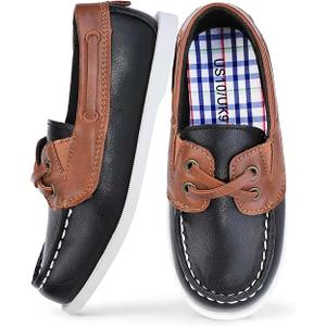  Boys Dress Shoes Casual School Shoes Slip on Boys Loafers, Big Kid US 10